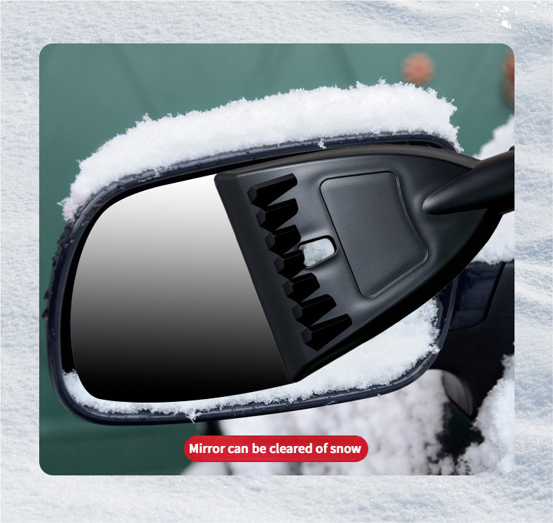 Snow Shovel for Winter Car Windshield Defrosting and Snow Removal, Ice Scraper for Clearing Snow