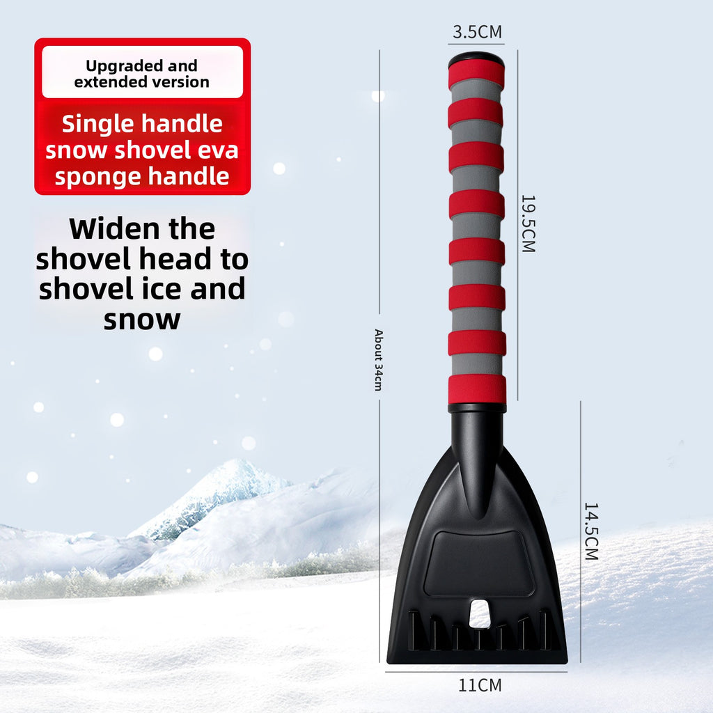 Snow Shovel for Winter Car Windshield Defrosting and Snow Removal, Ice Scraper for Clearing Snow