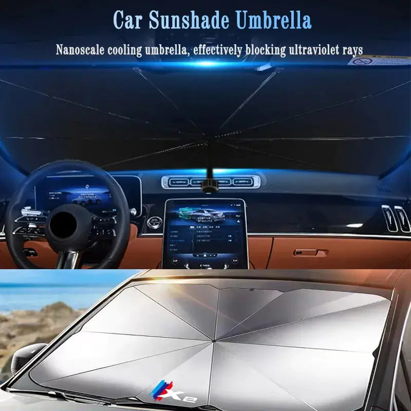 Upgraded Car Windshield Sun Shade - Anti-UV Protection