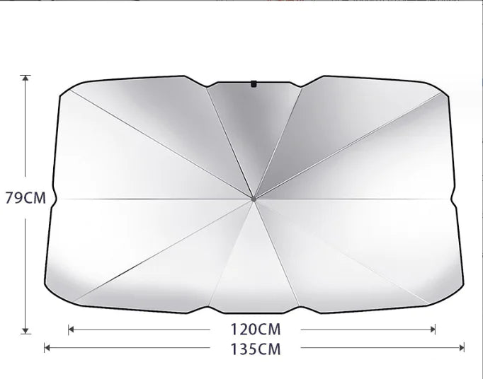 Upgraded Car Windshield Sun Shade - Anti-UV Protection