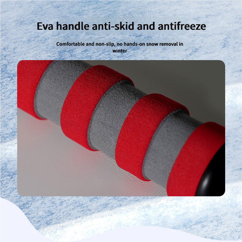 Snow Shovel for Winter Car Windshield Defrosting and Snow Removal, Ice Scraper for Clearing Snow